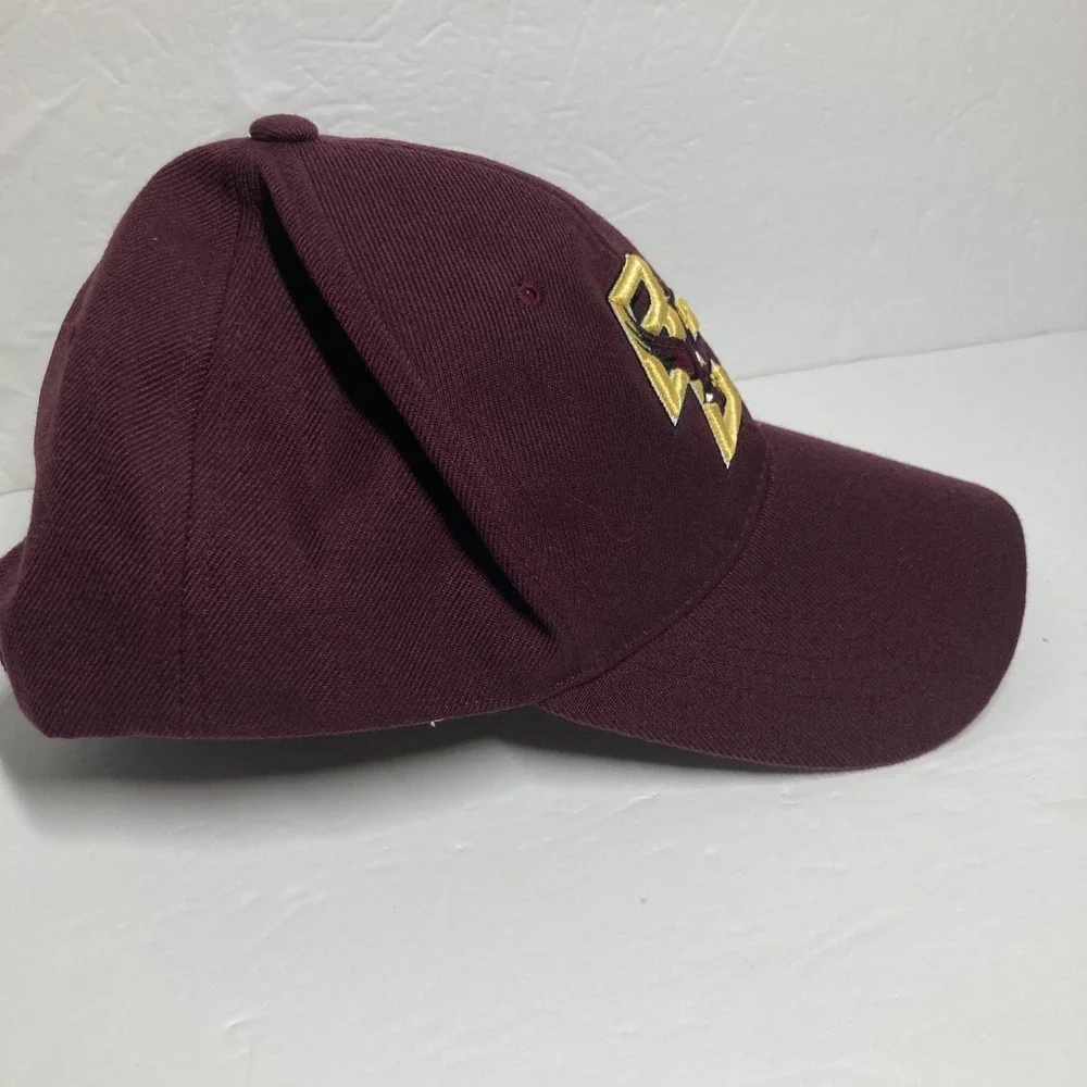 Boston College Eagles Cap Hat Adult Maroon Adjustable Wool Blend Embroidered